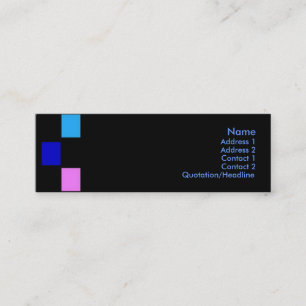 Farbquadrate - hässliche Visitenkarte