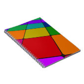 Farbquadrate Notizblock (Rechte Seite)