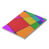 Farbquadrate Notizblock (Rotiert)