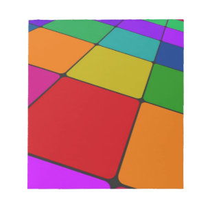Farbquadrate Notizblock