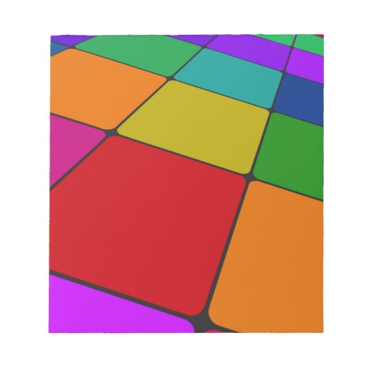 Farbquadrate Notizblock (Vorderseite)