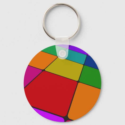 Farbquadrate Schlüsselanhänger (Vorderseite)