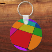 Farbquadrate Schlüsselanhänger (Vorderseite)