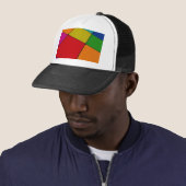 Farbquadrate Truckerkappe (Beispiel)