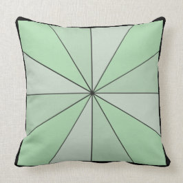 Farbrad 2 in 1 grünem Schwarz Kissen