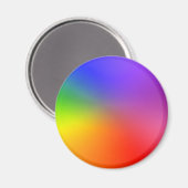 Farbrad: Abstrakte Farben Magnet (Vorderseite/Rückseite)