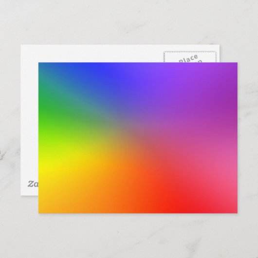 Farbrad: Abstrakte Farben Postkarte (Vorne/Hinten)