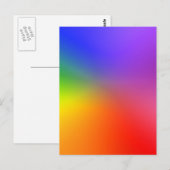Farbrad: Abstrakte Farben Postkarte (Vorne/Hinten)