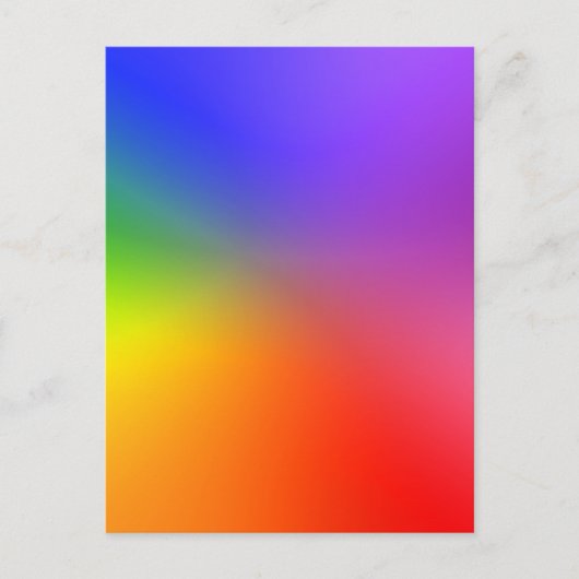 Farbrad: Abstrakte Farben Postkarte (Vorderseite)