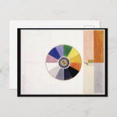 Farbrad, Abstrakte Kunst Postkarte (Vorne/Hinten)