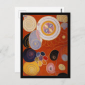 Farbrad, Abstrakte Kunst Postkarte (Vorne/Hinten)