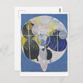 Farbrad, Abstrakte Kunst Postkarte (Vorne/Hinten)