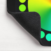 Farbrad auf Schwarzem Mousepad (Ecke)