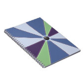 Farbrad blau notizblock (Rechte Seite)