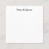 Farbrad des Hausmalers Quadratische Visitenkarte (Rückseite)