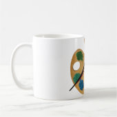 Farbrad des Künstlers Kaffeetasse (Links)