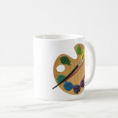 Farbrad des Künstlers Kaffeetasse (VorderseiteRechts)