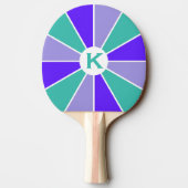 Farbrad / Drehpongpaddel Tischtennis Schläger (Rückseite)