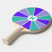 Farbrad / Drehpongpaddel Tischtennis Schläger (Vorderseite)
