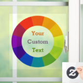 Farbrad Fensteraufkleber (Zuhause)