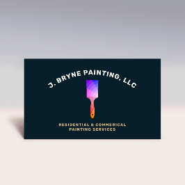 Farbrad für Maler Pinsel Visitenkarte