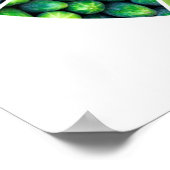 Farbrad für Obst und Gemüse (12 Farben) Poster (Ecke)