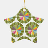 Farbrad gemustert keramikornament (Hinten)