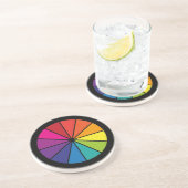 Farbrad Getränkeuntersetzer (Seite)