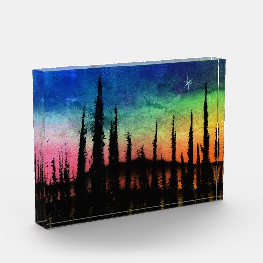 Farbrad-Himmel Fotoblock (Links)