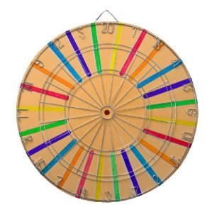 Farbrad-Karte Dartscheibe