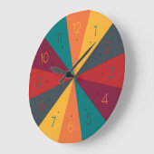 Farbrad Kreative Fun Wall Clock Große Wanduhr (Winkel)