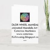 FARBRAD MANDALA KARTE (Rückseite)