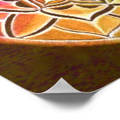 Farbrad Mandala Poster (Ecke)