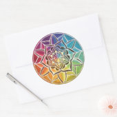 Farbrad Mandala Sticker (Umschlag)