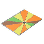 Farbrad orange notizblock (Linke Seite)