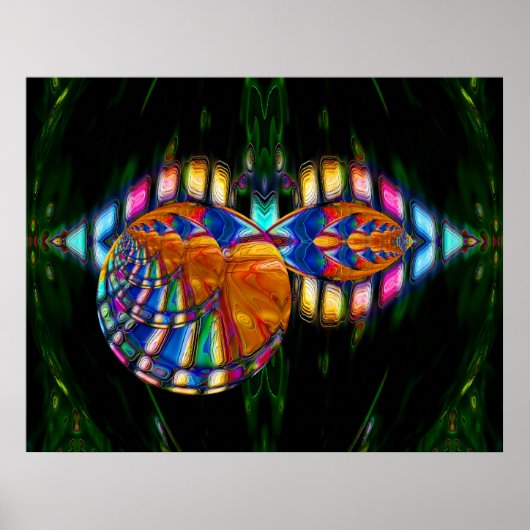 Farbrad-Plakat Poster (Vorne)