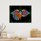 Farbrad-Plakat Poster (Küche)