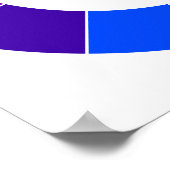 Farbrad-Plakat Poster (Ecke)