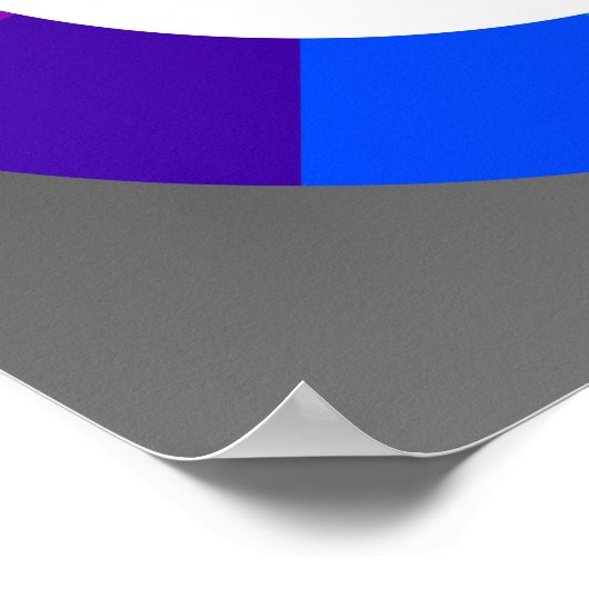 Farbrad Poster (Ecke)