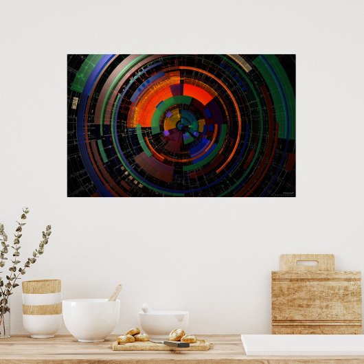 Farbrad Poster (Küche)