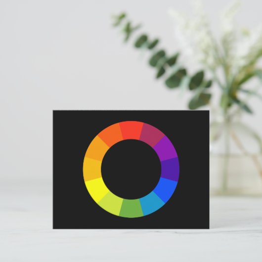 Farbrad Postkarte (Stehend Vorderseite)