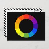 Farbrad Postkarte (Vorne/Hinten)
