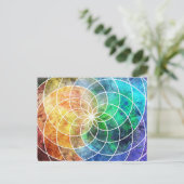 Farbrad Postkarte (Stehend Vorderseite)