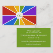 Farbrad / Rays custom business cards Visitenkarte (Vorne/Hinten)