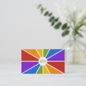 Farbrad / Rays custom business cards Visitenkarte (Stehend Vorderseite)