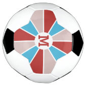 Farbrad / Rays custom monogram soccer ball (Gedreht)