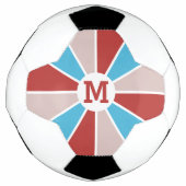 Farbrad / Rays custom monogram soccer ball (Vorderseite)