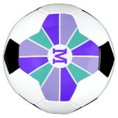 Farbrad / Rays custom monogram soccer ball (Gedreht)