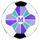 Farbrad / Rays custom monogram soccer ball (Vorderseite)