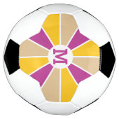 Farbrad / Rays custom monogram soccer ball (Gedreht)